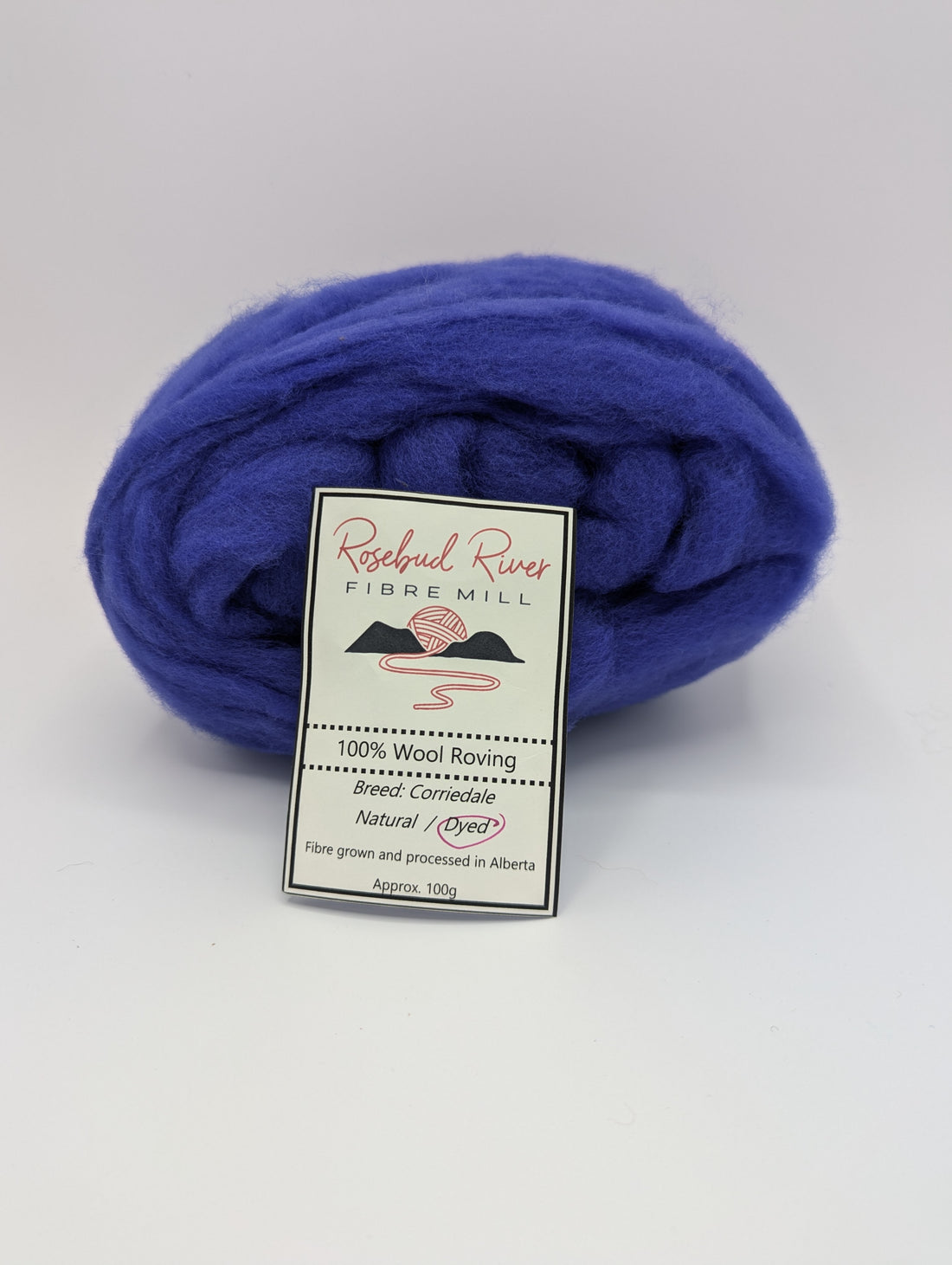 Roving - Corriedale - Purple